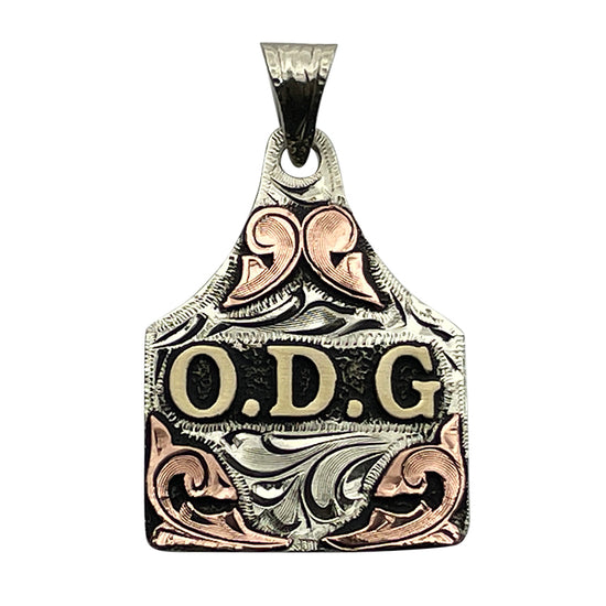 Cowtag Necklace Pendant