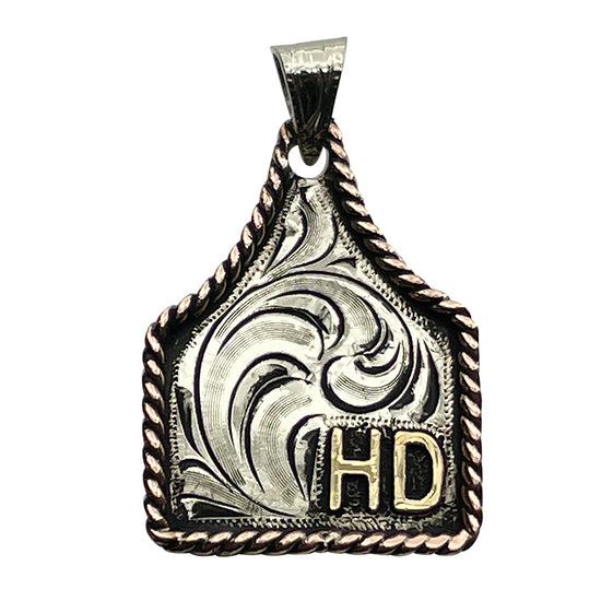Cowtag Necklace Pendant