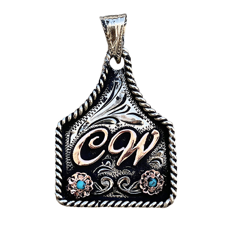 Cow Tag -Necklace