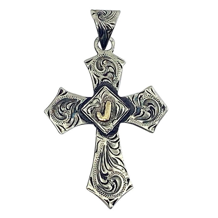 Turquoise Cross Necklace D47436 - Diamond T Outfitters