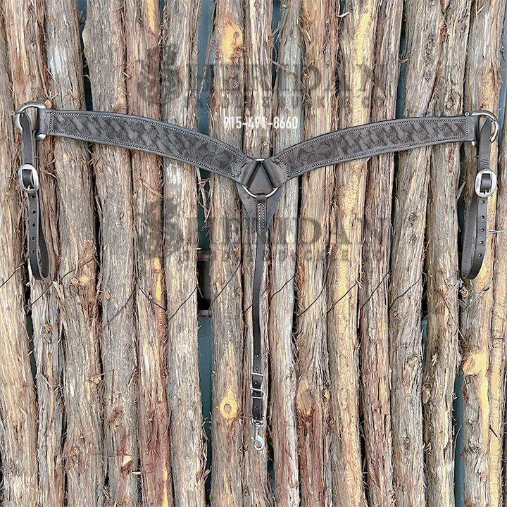 Light Duty 3-Piece Barrel Breast Collar- Wildflower + Basket