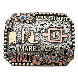 Marriage Proposal Buckle