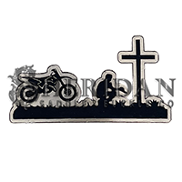 Motorcross Kneeling at Cross