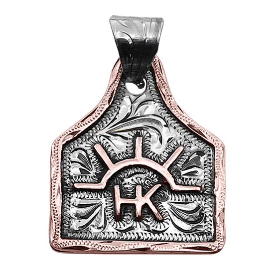Cowtag Necklace Pendant