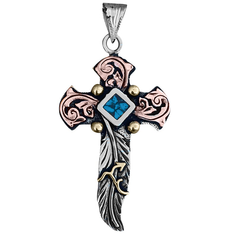 FEATHER-CROSS