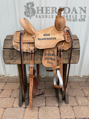 12" Sheridan Youth Ranch Saddle Full RO/Chey Roll