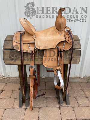 12" Sheridan Youth Ranch Saddle Full RO/Chey Roll