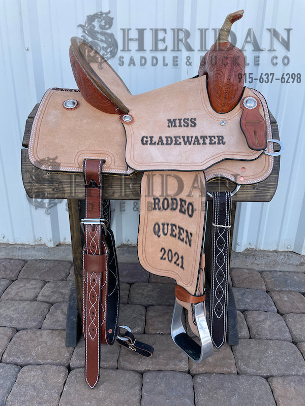 Sheridan Barrel Racing Saddle 1/4 Tooling