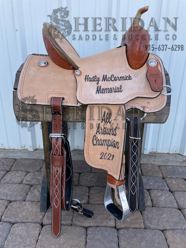 Sheridan Barrel Racing Saddle 1/4 Tooling
