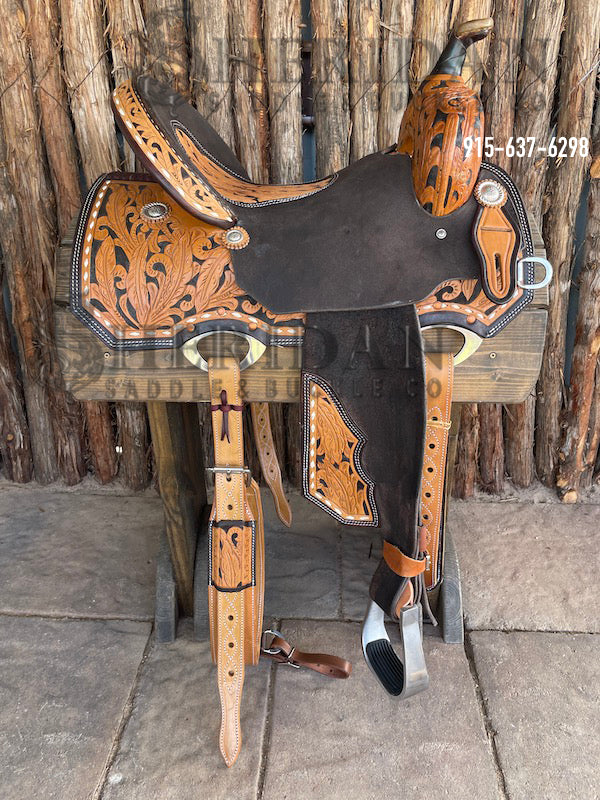 Sheridan Barrel Racing Saddle Feather