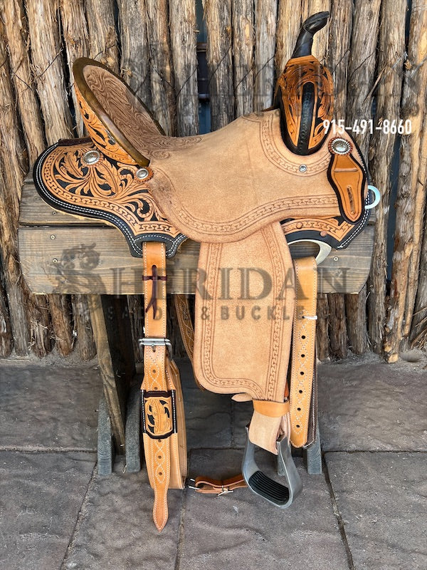 Sheridan Barrel Racing Saddle Feather