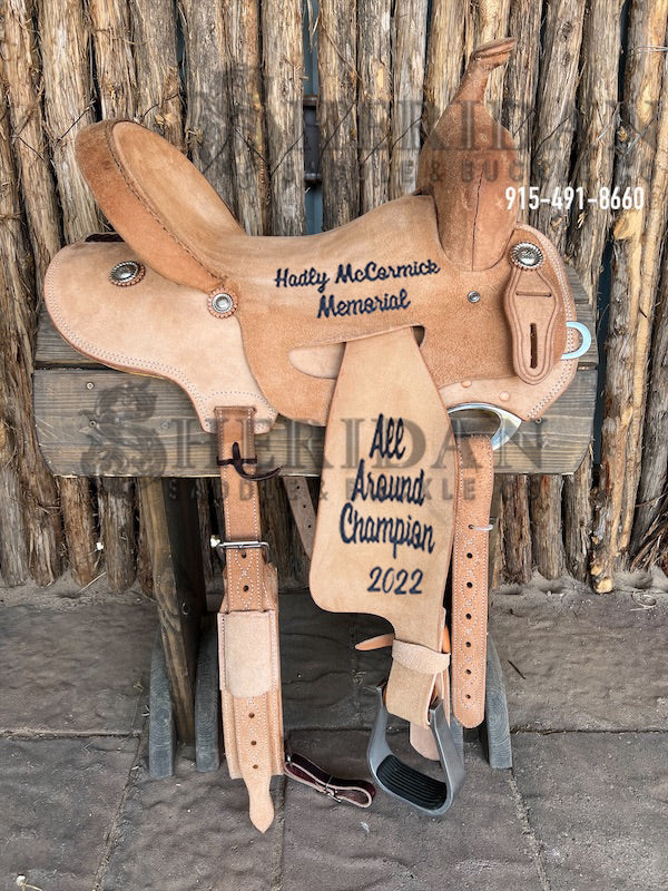 Sheridan Barrel Racing Saddle In Seat Rig