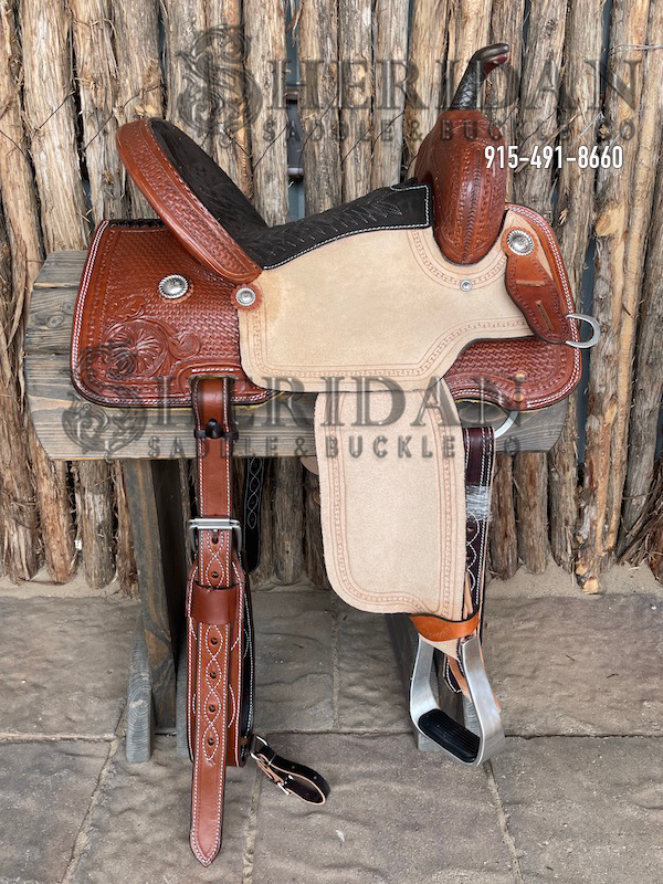 Sheridan Barrel Racing Saddle Margarita + Basket