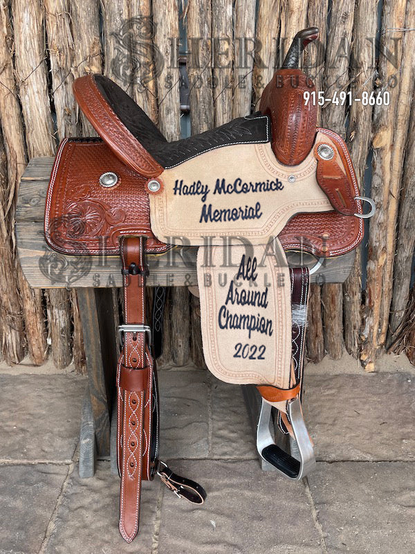Sheridan Barrel Racing Saddle Margarita + Basket