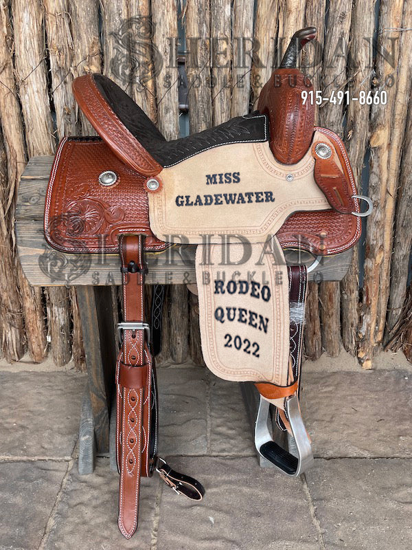 Sheridan Barrel Racing Saddle Margarita + Basket