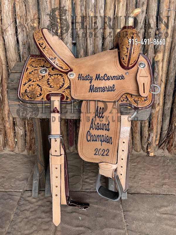 Sheridan Barrel Racing Saddle 1/2 Tooling