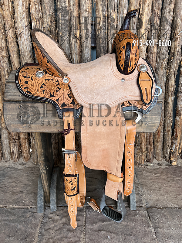 Sheridan Barrel Racing Saddle Sunflower