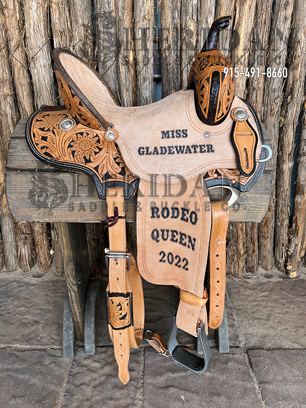 Sheridan Barrel Racing Saddle Sunflower