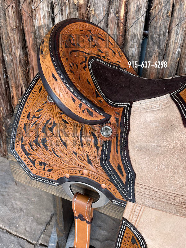 Sheridan Barrel Racing Saddle Sewn on Tooling