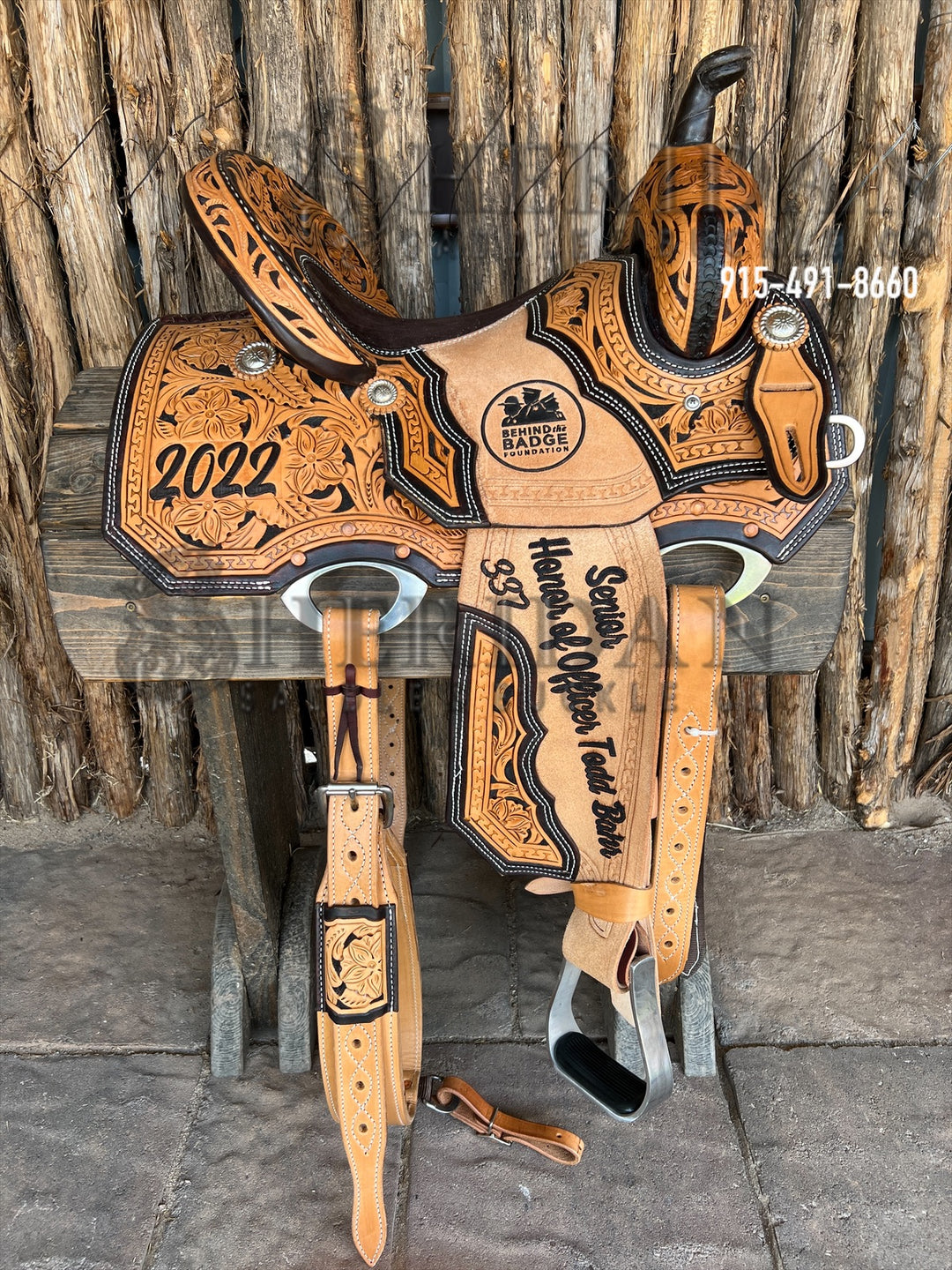 Sheridan Barrel Racing Saddle Sewn on Tooling