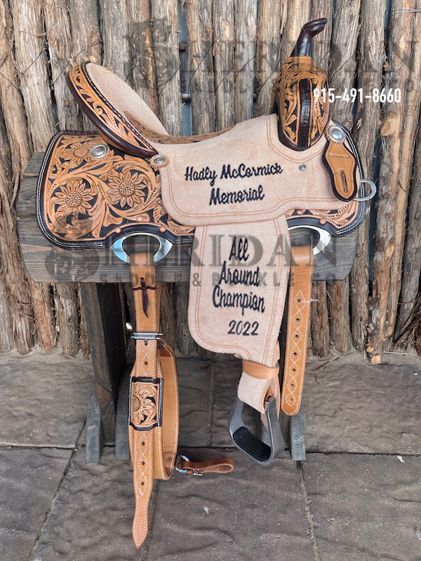 Sheridan Barrel Racing Saddle Sunflower