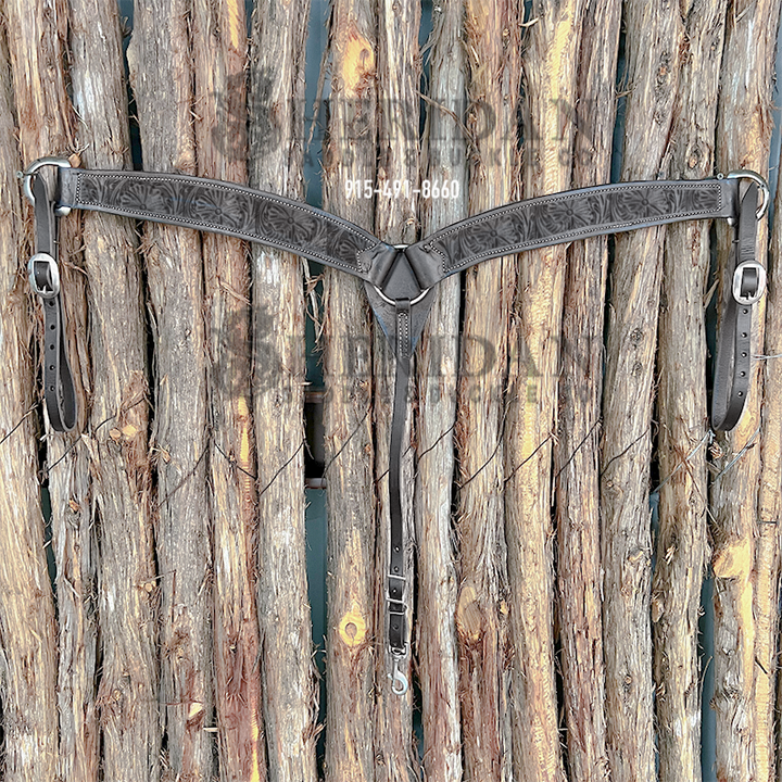 Light Duty 3-Piece Barrel Breast Collar- Wild Rose