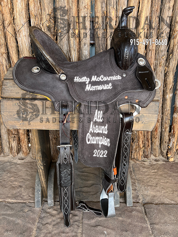 Sheridan Barrel Racing Saddle Chocolate