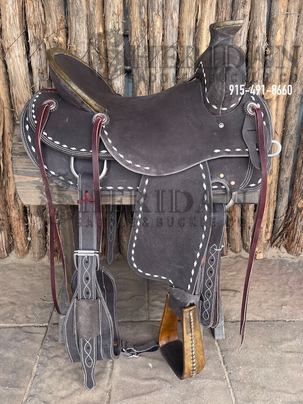 Sheridan Ranch Saddle Chocolate/Buckstitch