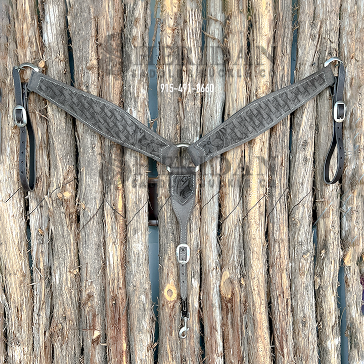 Heavy Duty 3-Piece Breast Collar - Wildflower + Basket