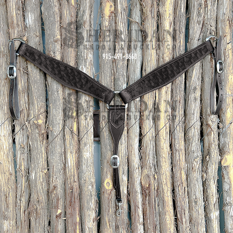 Heavy Duty 3-Piece Breast Collar - Wildflower + Basket