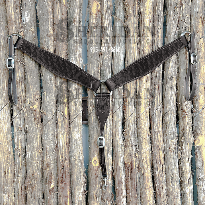 Heavy Duty 3-Piece Breast Collar - Wildflower + Basket