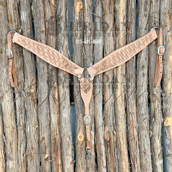Heavy Duty 3-Piece Breast Collar - Wildflower + Basket