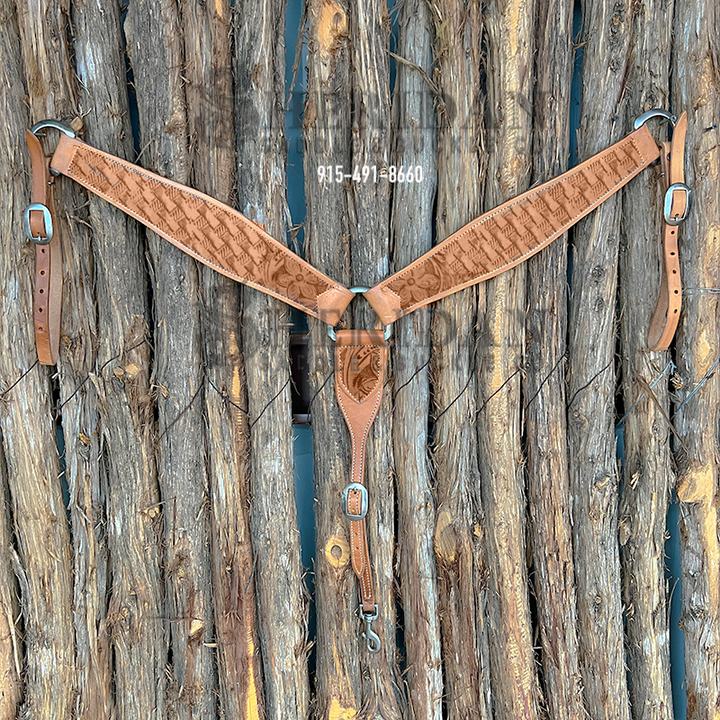 Heavy Duty 3-Piece Breast Collar - Wildflower + Basket