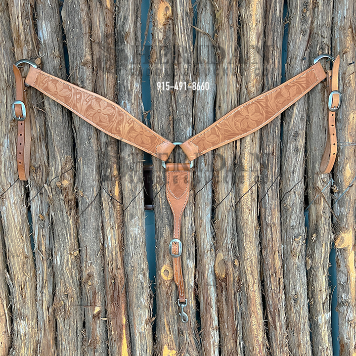 Heavy Duty 3-Piece Breast Collar - Wildflower