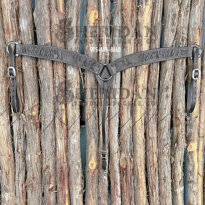 Light Duty 3-Piece Barrel Breast Collar- Feather