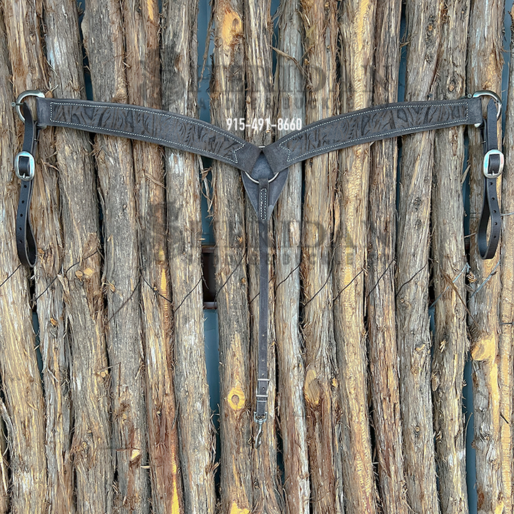Light Duty 3-Piece Barrel Breast Collar- Feather