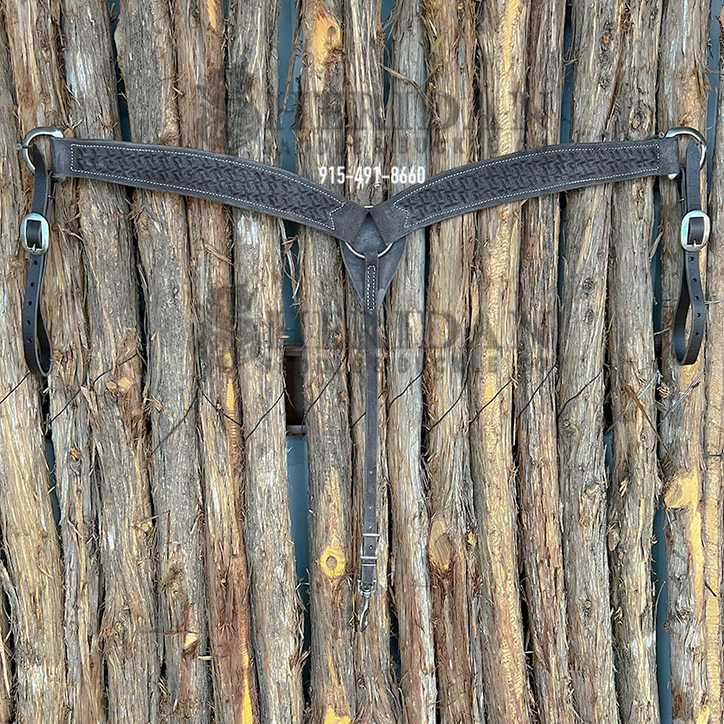 Light Duty 3-Piece Barrel Breast Collar- Crazy