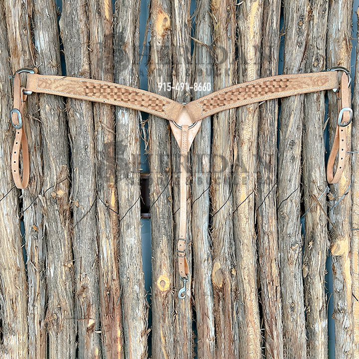 Light Duty 3-Piece Barrel Breast Collar- Acorn+Basket