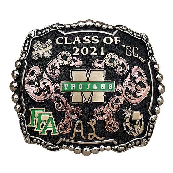 New Mexico Graduation Class Buckle