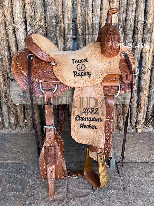 Sheridan Ranch Cutter Saddle Basket/Round Skirt