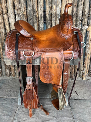 Sheridan Ranch Cutter Saddle Wild Rose