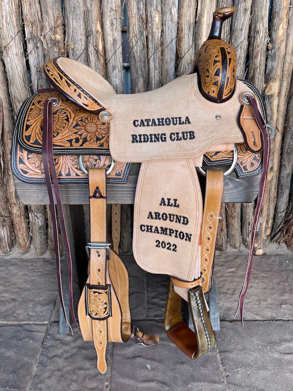 Sheridan Ranch Cutter Saddle Sunflower/Hard Seat