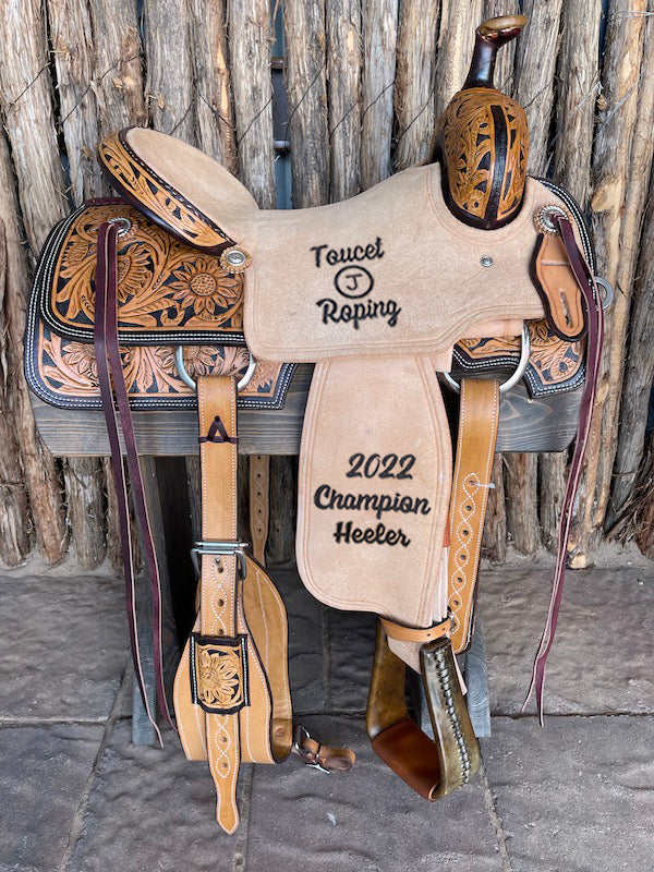 Sheridan Ranch Cutter Saddle Sunflower/Hard Seat