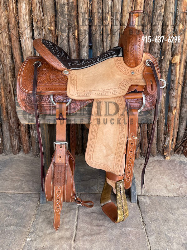 Sheridan Ranch Cutter Saddle Wild Rose/ RWT+BWT