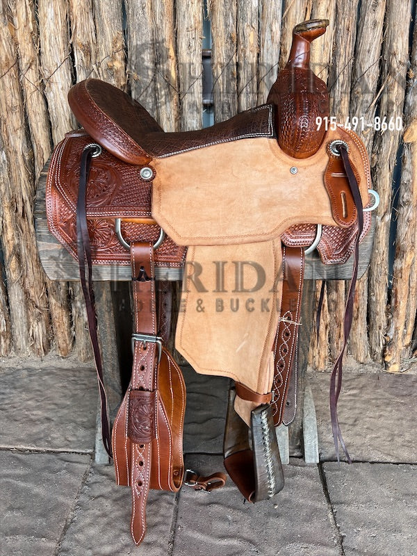 Sheridan Ranch Saddle Brown Imitation Elephant