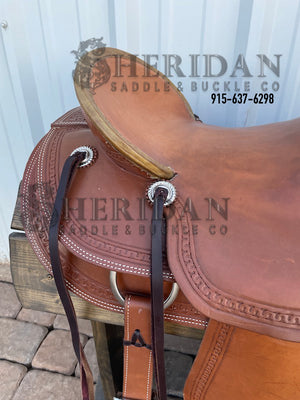 Sheridan Ranch Saddle Smooth RWT/Medium Horn
