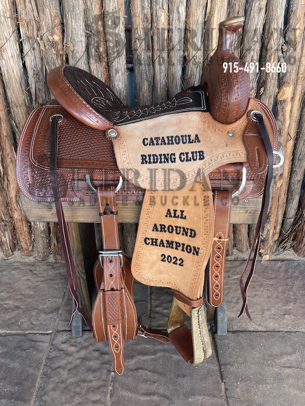 Sheridan Ranch Saddle Basket Chocolate Seat