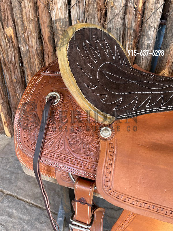 Sheridan Ranch Saddle Smooth Sunflower/Padded Seat