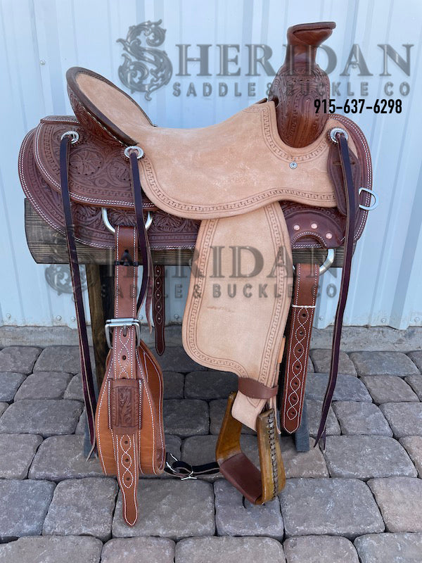 Sheridan Ranch Saddle Wild Rose/Medium Horn