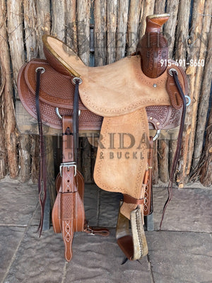 Sheridan Ranch Saddle Basket/Medium Horn